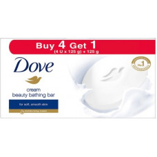 Deals, Discounts & Offers on  - DOVE Cream Beauty Bar - Soft, Smooth, Moisturised Skin(5 x 125 g)