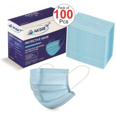 Deals, Discounts & Offers on  - AKDIE 100 Units Disposable 3 Ply Face Mask Respirator with 3 Layer For Men, Women, Kids
