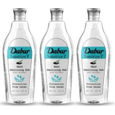 Deals, Discounts & Offers on  - Dabur Hand Sanitizing Rub Hand Rub Bottle(3 x 450 ml)