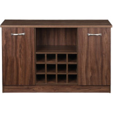 Deals, Discounts & Offers on Furniture - Woodness Engineered Wood Bar Cabinet(Finish Color - Brown)