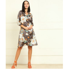 Deals, Discounts & Offers on  - [Size S] PROVOGUEWomen Wrap Multicolor Dress