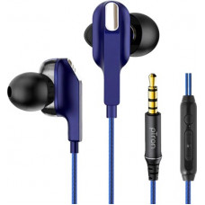 Deals, Discounts & Offers on Headphones - PTron Boom One Wired Headset(Blue, In the Ear)
