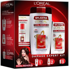 Deals, Discounts & Offers on  - L'Oral Paris Total Repair 5 Combo (Total Repair Shampoo, 704 ml + Total Repair Conditioner, 192.5 ml + Total Repair Serum, 40ml)(3 Items in the set)