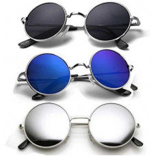 Deals, Discounts & Offers on Sunglasses & Eyewear Accessories - Singco IndiaMirrored, Riding Glasses, Others Sports Sunglasses (50)(For Men & Women, Black, Blue, Silver)