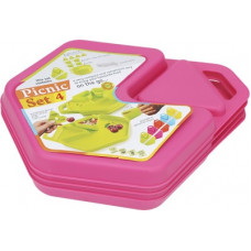 Deals, Discounts & Offers on Toys & Games - Tuelip All in One 12 pcs Picnic Set-Pink