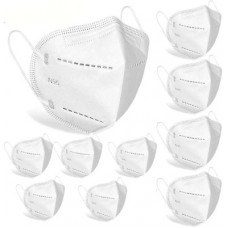Deals, Discounts & Offers on  - LvSafe 100% Certified Anti Pollution, Anti Bacterial, Anti Virus 5 Layer Protection, N95/KN95 FFP2 Face Mask LvSafe_N95 Reusable, Washable, Water Resistant(White, Free Size, Pack of 10)
