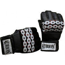 Deals, Discounts & Offers on Auto & Sports - [Size S] Aurion MMA Gloves For Grappling Martial Arts Training, Maya Hide Leather Sparring Mitt Martial Art Gloves(Black)