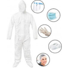 Deals, Discounts & Offers on  - EFTSOON PPE KIT with Full Body Coverall, Latex Gloves, Shoe Cover, Face Mask, Face Shield, Complete PPE kit