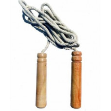 Deals, Discounts & Offers on  - Vaquita Wooden Handle Jumping Skipping Rope For Men, Women, Children Freestyle Skipping Rope(Length: 242 cm)
