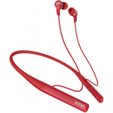 Deals, Discounts & Offers on Headphones - Mivi Collar 2A with Fast Charging Bluetooth Headset(Red, In the Ear)