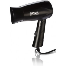 Deals, Discounts & Offers on Health & Personal Care - Nova Silky Shine Hot And Cold Foldable NHP 8100 Hair Dryer(1200 W, Black)