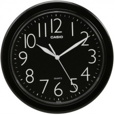 Deals, Discounts & Offers on  - CASIO Analog 24.6 cm X 24.6 cm Wall Clock(Black, With Glass)