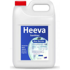 Deals, Discounts & Offers on  - Heeva Blue Berries 70% alcohol Kills 99.9% Germs Without Water Bottle For virus protection Hand Sanitizer Can(5 L)