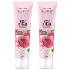 Deals, Discounts & Offers on  - Avon Naturals Rose & Pearl Cleanser 100g Each (Set of 2)(200 g)