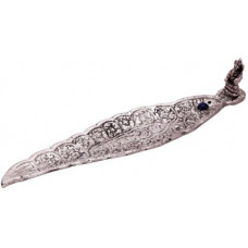 Deals, Discounts & Offers on  - Gomati Ethnic White Silver Metal Incense Stand Decorative Showpiece - 3 cm(Aluminium, Silver)