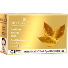 Deals, Discounts & Offers on  - BIOTIQUE Gold Radiance Facial Kit(6 x 10.83 g)