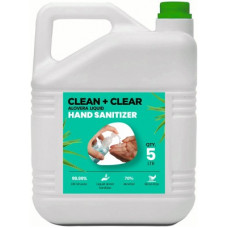 Deals, Discounts & Offers on  - Clean + Clear Instant Disinfectant Aloe Vera Solution (Kills 99.99% Germs) with 70% Alcohol Hand Sanitizer Can(5000 ml)