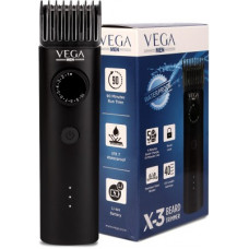 Deals, Discounts & Offers on Trimmers - VEGA Men X3 Beard Trimmer For Men With Quick Charge, 90 Mins Run-time, Waterproof, For Cord & Cordless Use And 40 Length Settings, (VHTH-24) Runtime: 90 min Trimmer