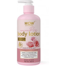 Deals, Discounts & Offers on  - WOW SKIN SCIENCE Himalayan Rose Body Lotion -Toning & Hydrating - with Rose Water, Beetroot Extract - No Mineral Oil, Silicones & Color - 400mL(400 ml)