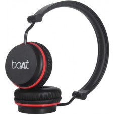 Deals, Discounts & Offers on Headphones - boAt Rockerz 400 Bluetooth Headset(Red, Black, Wireless over the head)