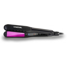 Deals, Discounts & Offers on Health & Personal Care - Nova Temperature Control Professional NHS-900 Hair Straightener(black / Pink)