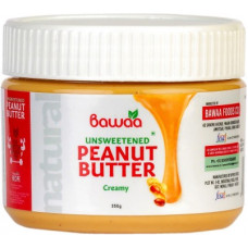 Deals, Discounts & Offers on Food and Health - bawaa Natural Creamy Peanut Butter (Unsweetened) 350 g