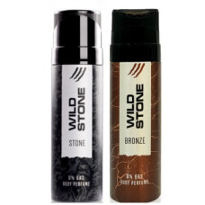 Deals, Discounts & Offers on  - Wild Stone Stone and Bronze Perfume Body Spray - For Men(240 ml, Pack of 2)