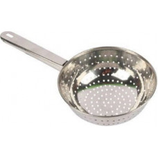 Deals, Discounts & Offers on  - Bekner Bkn-022 Strainer with Hole Bowl/Poha Jara Stainless Steel Handheld Colander (Silver Pack of 1)