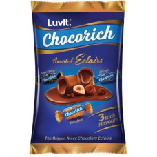 Deals, Discounts & Offers on Food and Health - LuvIt Assorted Eclair with 3 exciting flavors | Hazelnut | Dark Chocolate | Classic Bars, Truffles, Caramels(0.48)