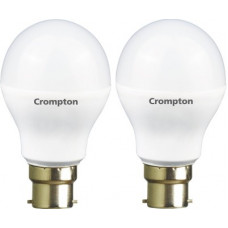 Deals, Discounts & Offers on  - CROMPTON 9 W Round B22 LED Bulb(White, Pack of 2)