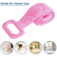 Deals, Discounts & Offers on  - Sheling Silicone Massager Bath Dual Side Back Scrubber Belt Body Bath Brush
