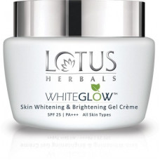 Deals, Discounts & Offers on  - LOTUS HERBALS WhiteGlow Skin Whitening & Brightening Gel Creme SPF-25 I PA+++(60 g)