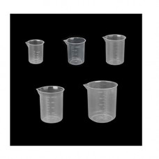 Deals, Discounts & Offers on  - AANIJ Plastic Beaker Set Measuring Cup Transparent Combo Pack (5 pcs) 50 ml, 100 ml, 250 ml -2, 500 ml