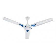 Deals, Discounts & Offers on  - Candes Lynx High Speed Anti-dust (100% CNC Winding) Decorative 5 Star Rated Ceiling Fan 3 Years Warranty (1200MM, White Blue)