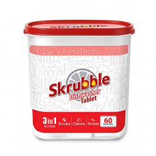 Deals, Discounts & Offers on  - Skrubble Dishwasher Tablet Container -Pack of 60, White (Model Number: Sk-DT-Pck60)