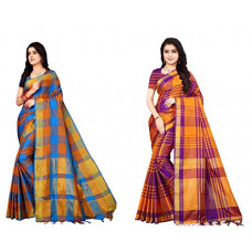 Deals, Discounts & Offers on Women - Dhruvi Trendz Soft Cotton & Silk Saree For Women Half Sarees (Green &Mehendi)