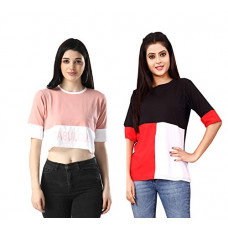 Deals, Discounts & Offers on Laptops - [Size XL] DHRUVI TRENDZ Women Printed Top with Half Sleeves
