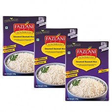 Deals, Discounts & Offers on  - FAZLANI FOODS Ready to Eat Steamed Basmati Rice (Plain Rice) Pack of 3, 250g
