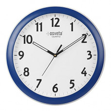 Deals, Discounts & Offers on  - Osveta Wall Clock, 12 Inch Quality Quartz Battery Operated Round Easy to Read Decorative
