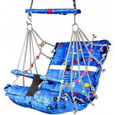 Deals, Discounts & Offers on Baby Care - ZuMart Cotton Swing Chair For Kids Baby's Children Folding and Washable 1-8 Years with Safety Belt - Home,Garden Jhula for Babies | Swing