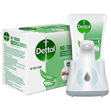 Deals, Discounts & Offers on  - Dettol Handwash No-Touch Automatic Soap Dispenser Device with Aloe Vera Refill  250m