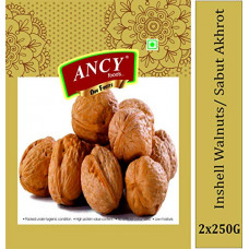 Deals, Discounts & Offers on  - Ancy Inshell Fresh Paper Walnuts, Premium Quality Dry Fruits, Jumbo Size 500g (2x250g)