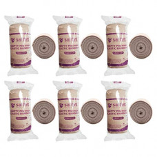 Deals, Discounts & Offers on  - safent SAFE0062-SET-6 Skin Color Empty Pin High Elastic Bandage - 3 Inch - (7.5cmx4.5M) (Set Of 6) (beige)