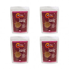 Deals, Discounts & Offers on  - Tasty Giants Healthy Roasted Snacks Bajra Puffs Combo Oil-Free Rich Protein Masala Snacks (Pack of 4_100 GR Each)