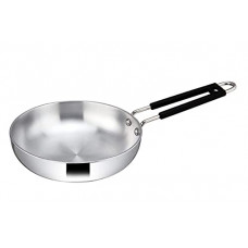 Deals, Discounts & Offers on Cookware - Kanshita's Rasoiware Premium Aluminium Fry Pan, Silver (750 ML)