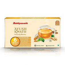 Deals, Discounts & Offers on  - Baidyanath Ayush Kwath Tea - 25 Bags - Ayurvedic Immunity Booster