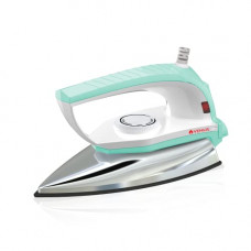 Deals, Discounts & Offers on Irons - Venus Iris 750 Watts Dry iron/ ISI / Weilburger Dual Coat Non-stick Soleplate (Jade green)
