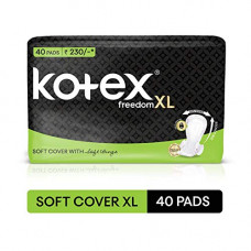 Deals, Discounts & Offers on Health & Personal Care - Kotex Freedom XL Soft Cover Sanitary Pads with Wings, XL (40 count)