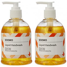 Deals, Discounts & Offers on Health & Personal Care - Amazon Brand - Solimo Handwash Liquid, Orange Ginger - 250 ml (Pack of 2)