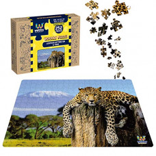 Deals, Discounts & Offers on  - Webby Leopard Sitting on a Tree Wooden Jigsaw Puzzle, 252 Pieces